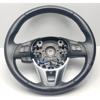 Bare Steering Wheel (Leather) suit Mazda CX5 CX-5 KE 2012-2016